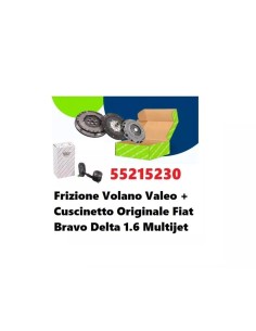 Kit Frizione Volano Bimassa Valeo Fiat Bravo II Lancia Delta III 1.6 Multijet con cuscinetto originale