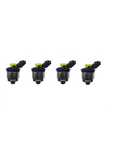 4 Iniettori Tappo Giallo Attacco FIAT MTA per Impiando GPL Landi Renzo