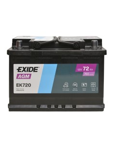 EK720 Batteria AGM Exide 70Ah 760 A Positivo Destra L03 B13