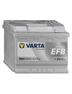 Varta N60 Batteria EFB Start & Stop Auto 60 Ah 640 A Positivo Destra