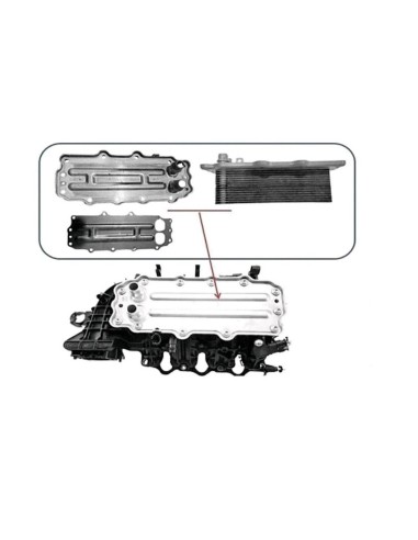 Modulo Radiatore Intercooler Fiat 500X Jeep Renegade Tipo 1.0 T-GDi