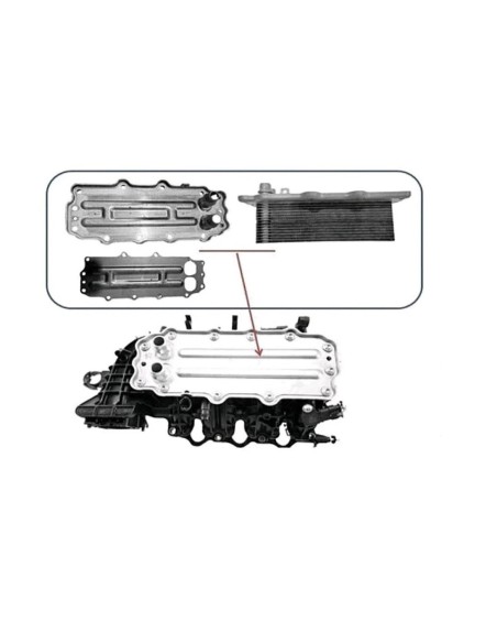 Modulo Radiatore Intercooler Fiat 500X Jeep Renegade Tipo 1.0 T-GDi