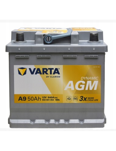 A9 550901054 Batteria AGM Varta 50 Ah 540A