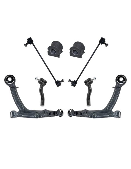 2 BRACCI BRACCETTI TESTINE STERZO TIRANTI BIELLETTE ANTERIORI PER FIAT PANDA 169