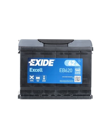 Batteria Auto Exide EA640 64 Ah 12V 640A 242x175x190