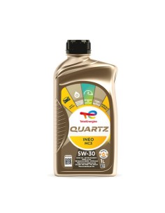 1 Litro Olio Motore 5w30 Total Quartz Ineo MC3 Acea C3 Sintetico